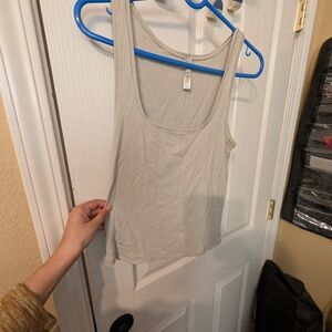 Women’s Basic Scoop Neck Tank Top - Cream